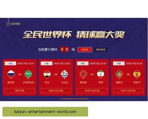 世界杯竞猜游戏入口全新上线，尽享精彩赛事预测与丰厚奖励体验
